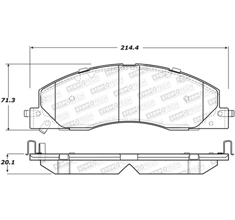 StopTech Street Brake Pads - Rear