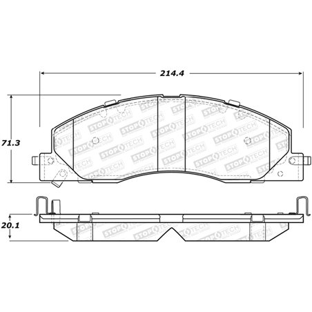 StopTech Street Brake Pads - Rear