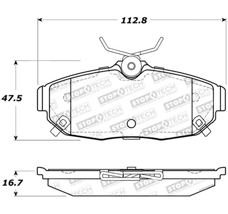 StopTech Street Brake Pads - Rear