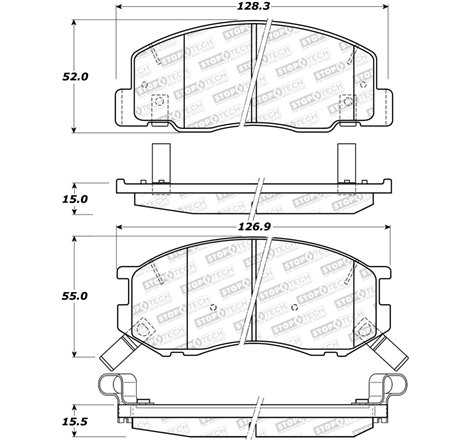 StopTech Street Brake Pads - Rear