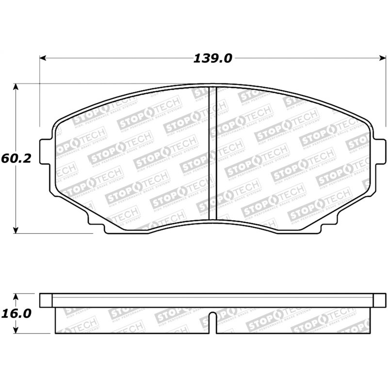 StopTech Street Brake Pads - Rear