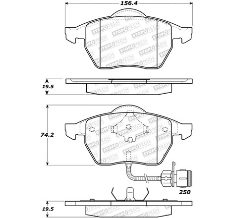 StopTech Street Brake Pads - Rear