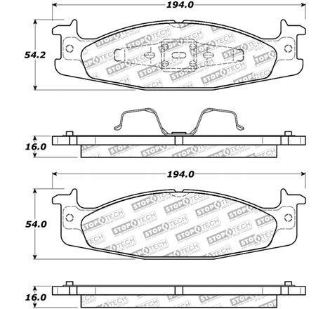 StopTech Street Select Brake Pads