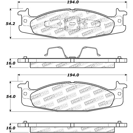 StopTech Street Select Brake Pads