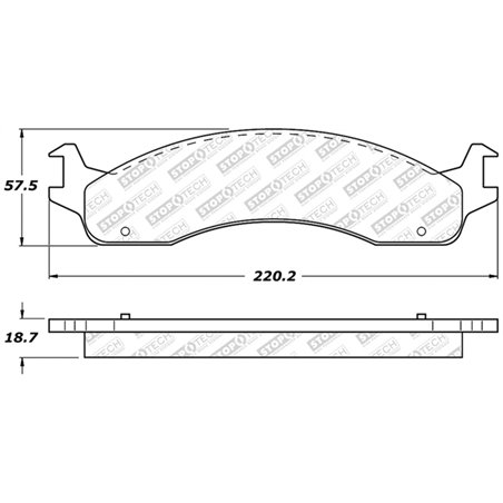 StopTech Street Select Brake Pads