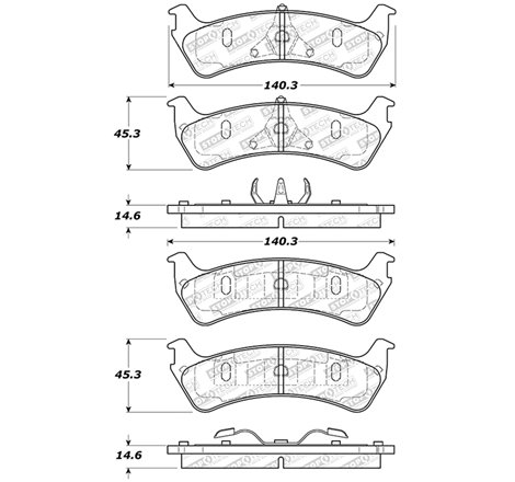 StopTech Street Select Brake Pads