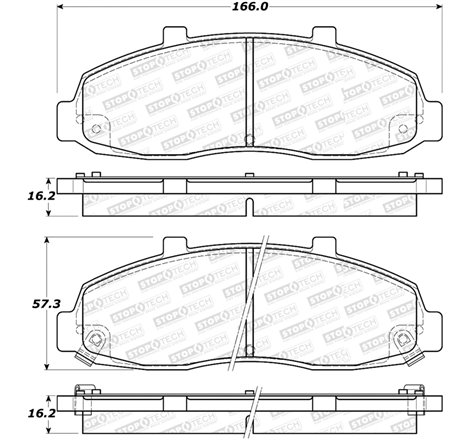 StopTech Street Select Brake Pads