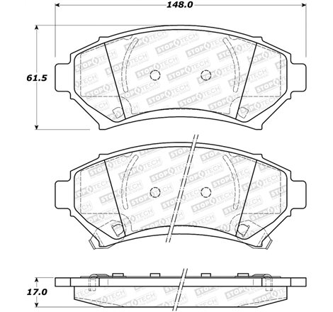 StopTech Street Select Brake Pads