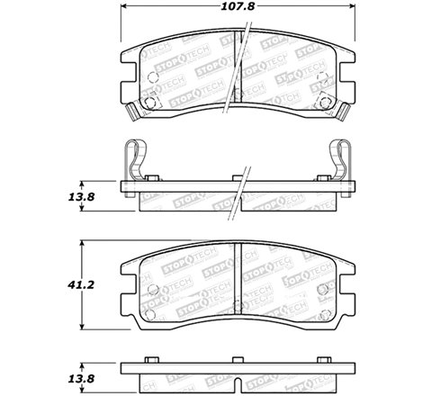 StopTech Street Select Brake Pads