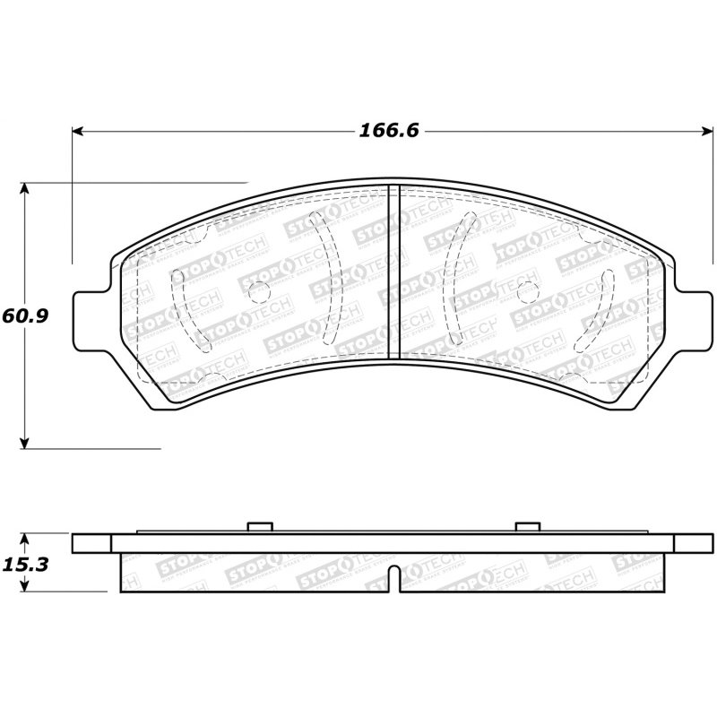 StopTech Street Select Brake Pads