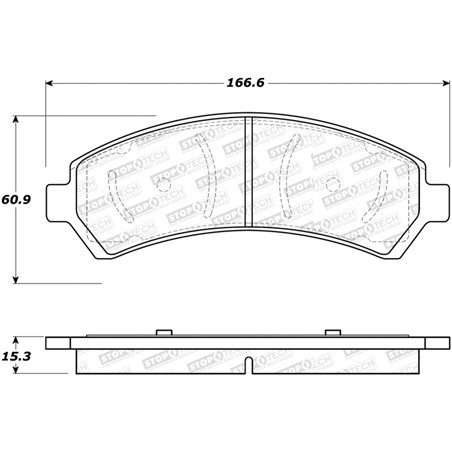 StopTech Street Select Brake Pads