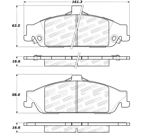 StopTech Street Select Brake Pads