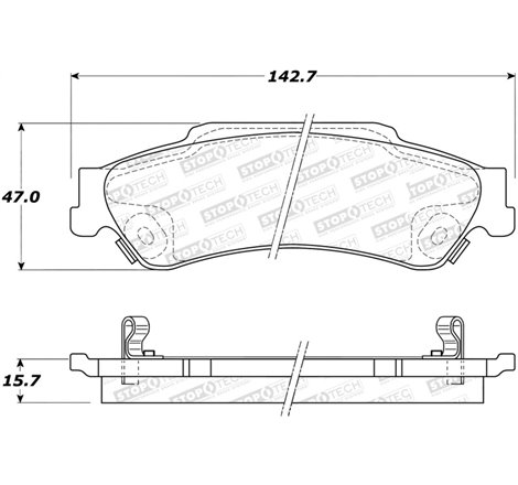 StopTech Street Select Brake Pads