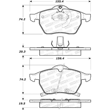 StopTech Street Select Brake Pads