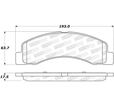 StopTech Street Select Brake Pads