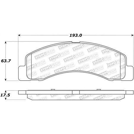 StopTech Street Select Brake Pads