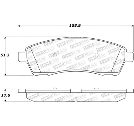 StopTech Street Select Brake Pads