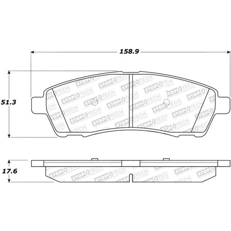 StopTech Street Select Brake Pads