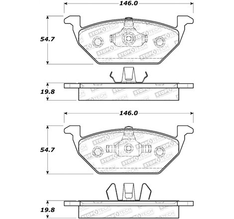 StopTech Street Select Brake Pads