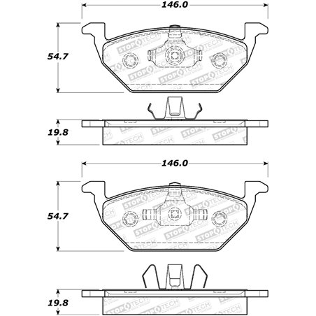 StopTech Street Select Brake Pads