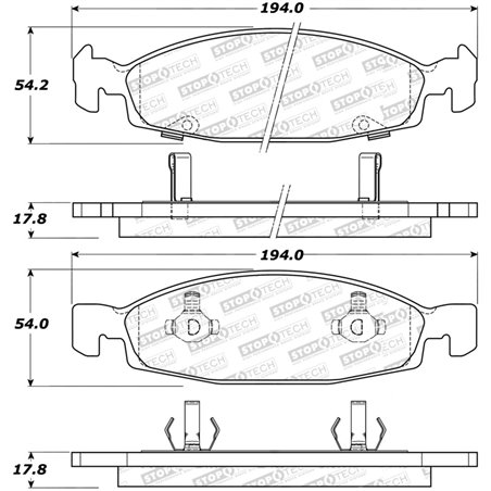 StopTech Street Select Brake Pads