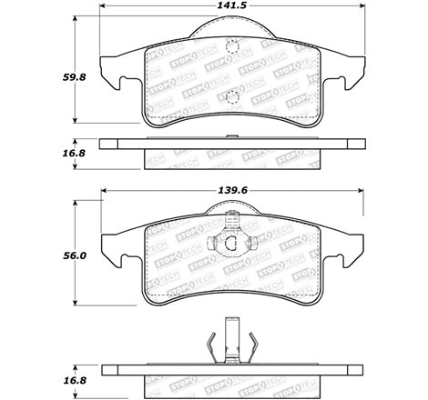 StopTech Street Select Brake Pads