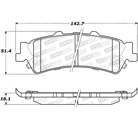 StopTech Street Select Brake Pads