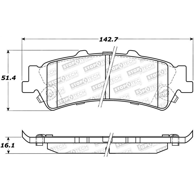 StopTech Street Select Brake Pads