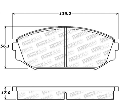 StopTech Street Select Brake Pads