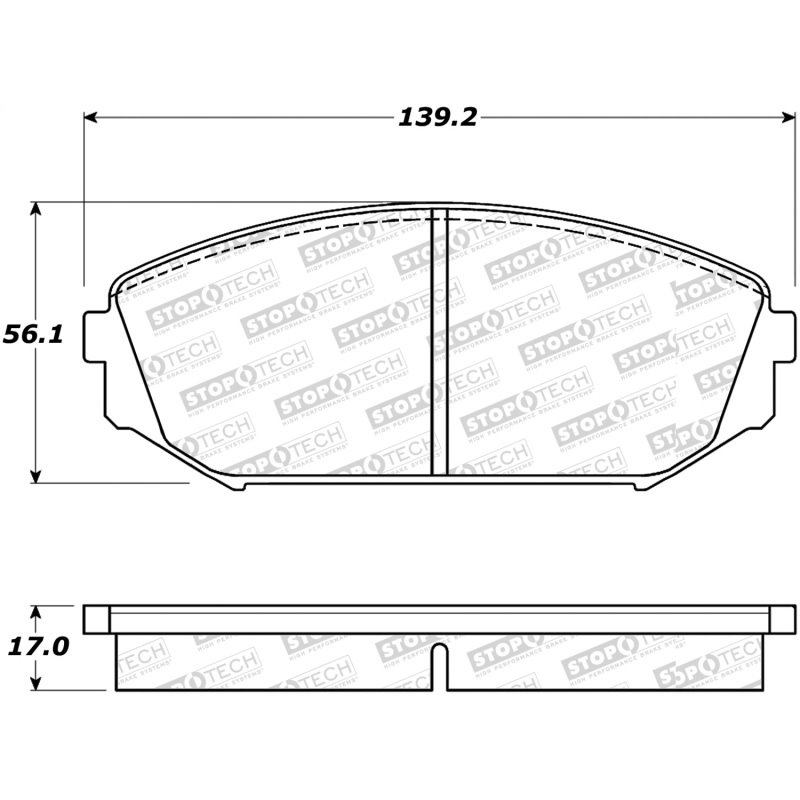 StopTech Street Select Brake Pads