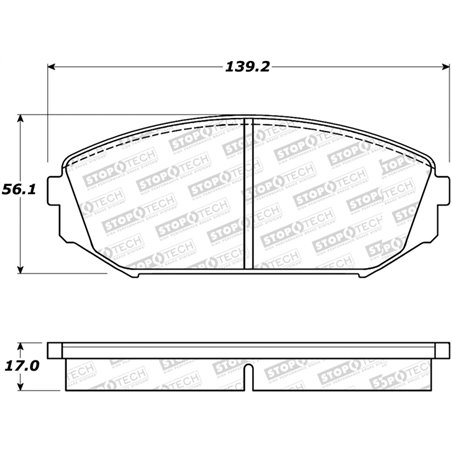 StopTech Street Select Brake Pads