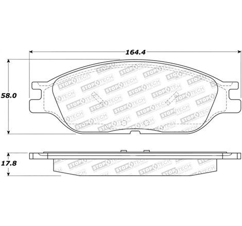 StopTech Street Select Brake Pads