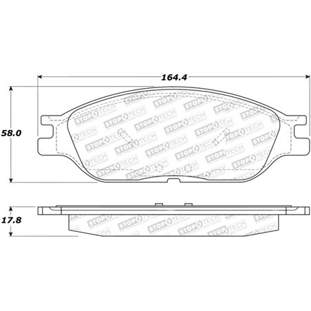 StopTech Street Select Brake Pads