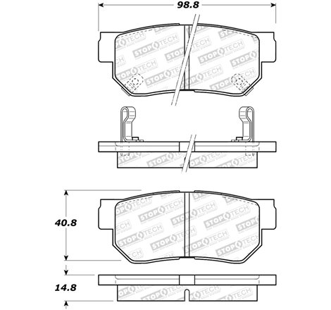 StopTech Street Select Brake Pads