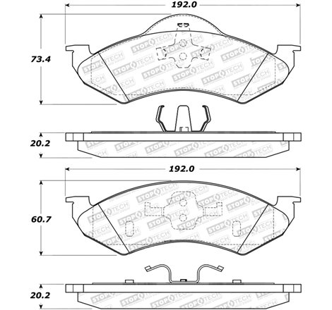 StopTech Street Select Brake Pads