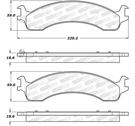 StopTech Street Select Brake Pads