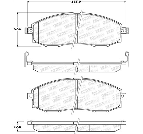 StopTech Street Select Brake Pads