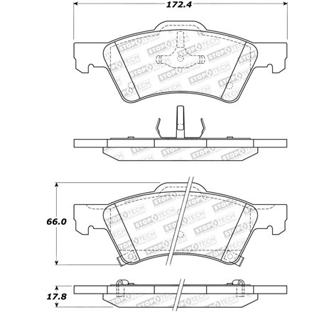 StopTech Street Select Brake Pads