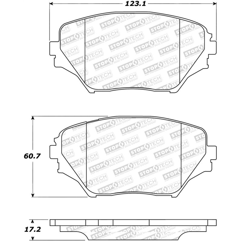 StopTech Street Select Brake Pads