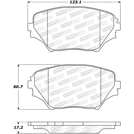 StopTech Street Select Brake Pads