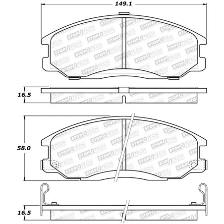 StopTech Street Select Brake Pads