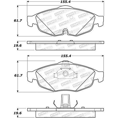 StopTech Street Select Brake Pads