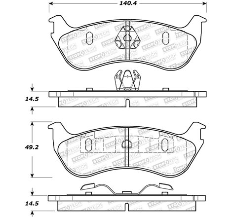 StopTech Street Select Brake Pads