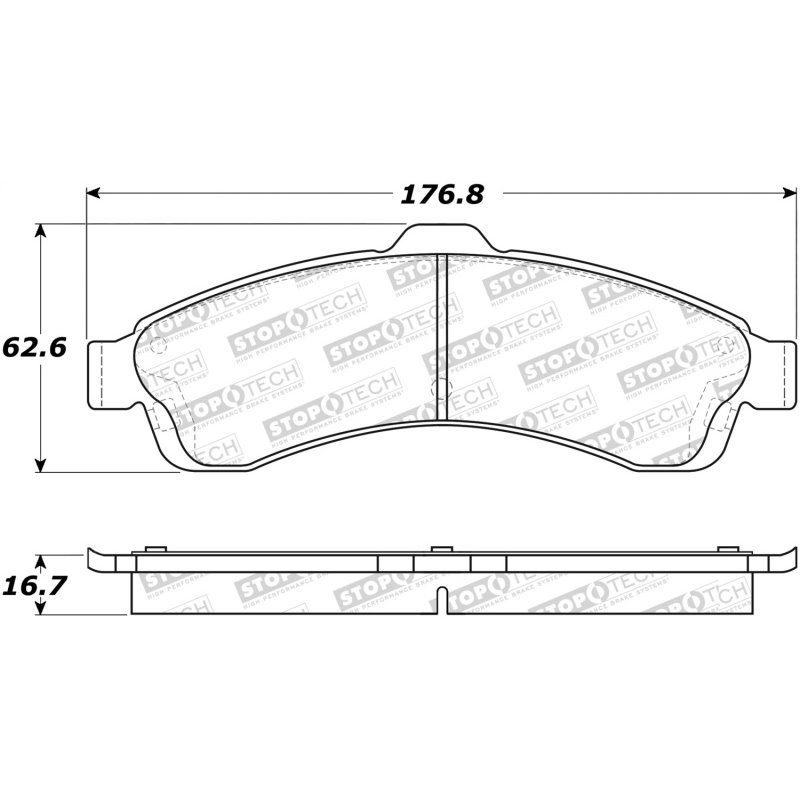 StopTech Street Select Brake Pads