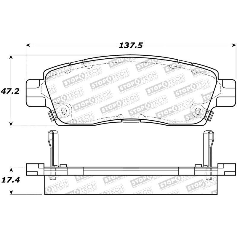 StopTech Street Select Brake Pads