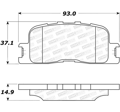 StopTech Street Select Brake Pads