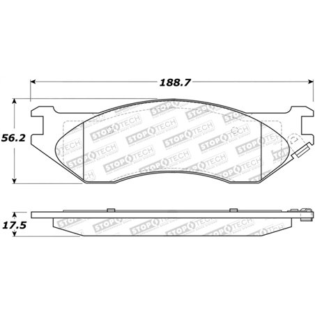 StopTech Street Select Brake Pads