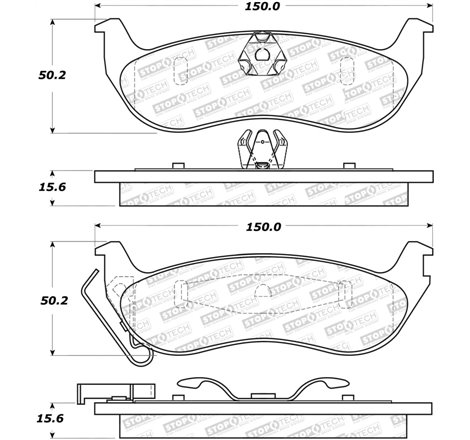 StopTech Street Select Brake Pads