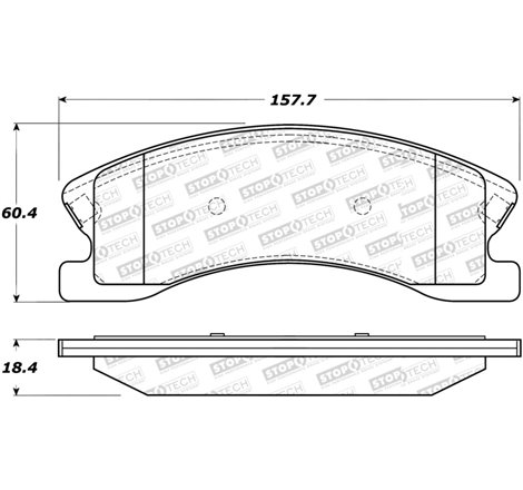 StopTech Street Select Brake Pads