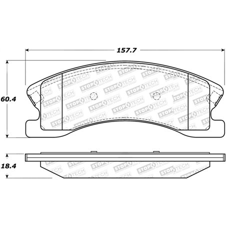 StopTech Street Select Brake Pads